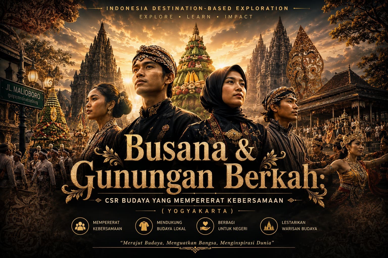 Busana & Gunungan Berkah: CSR Budaya yang Mempererat Kebersamaan